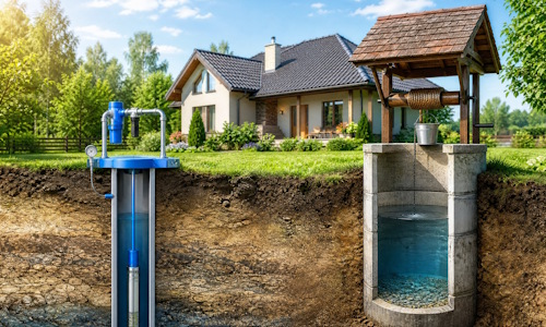 Автономное водоснабжение загородного дома Саяногорск: скважина или колодец